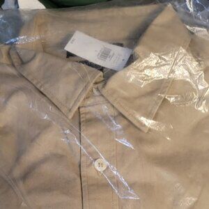 NWT Banana Republic long sleeve over shirt.